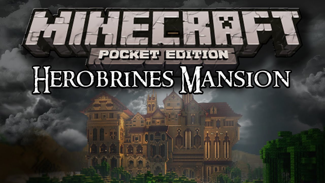 minecraft adventure map herobrines mansion