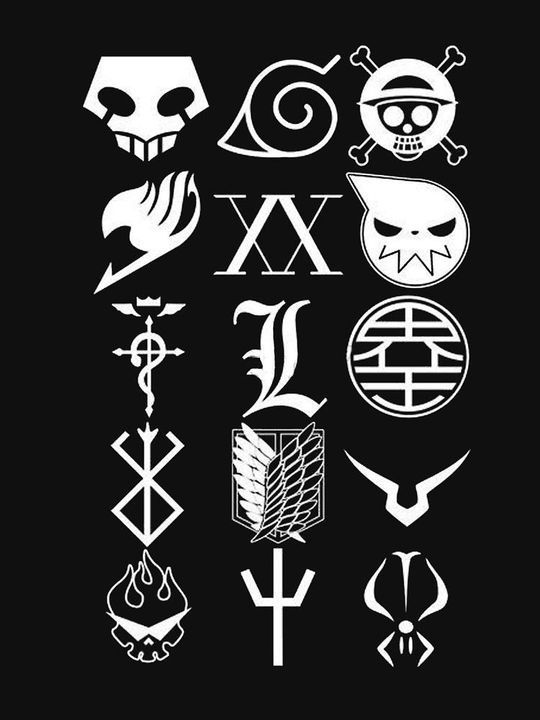 iconic anime symbols