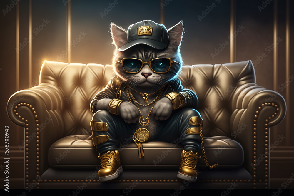 gangsta cat wallpaper