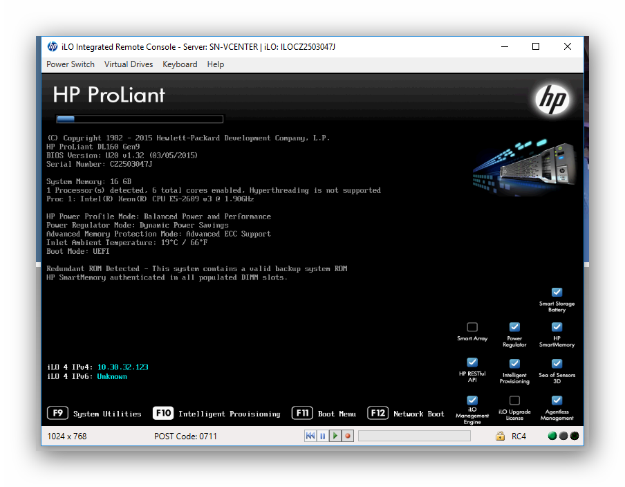 hp intelligent provisioning