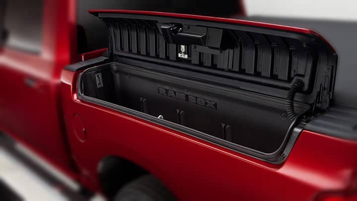 dodge ram side storage