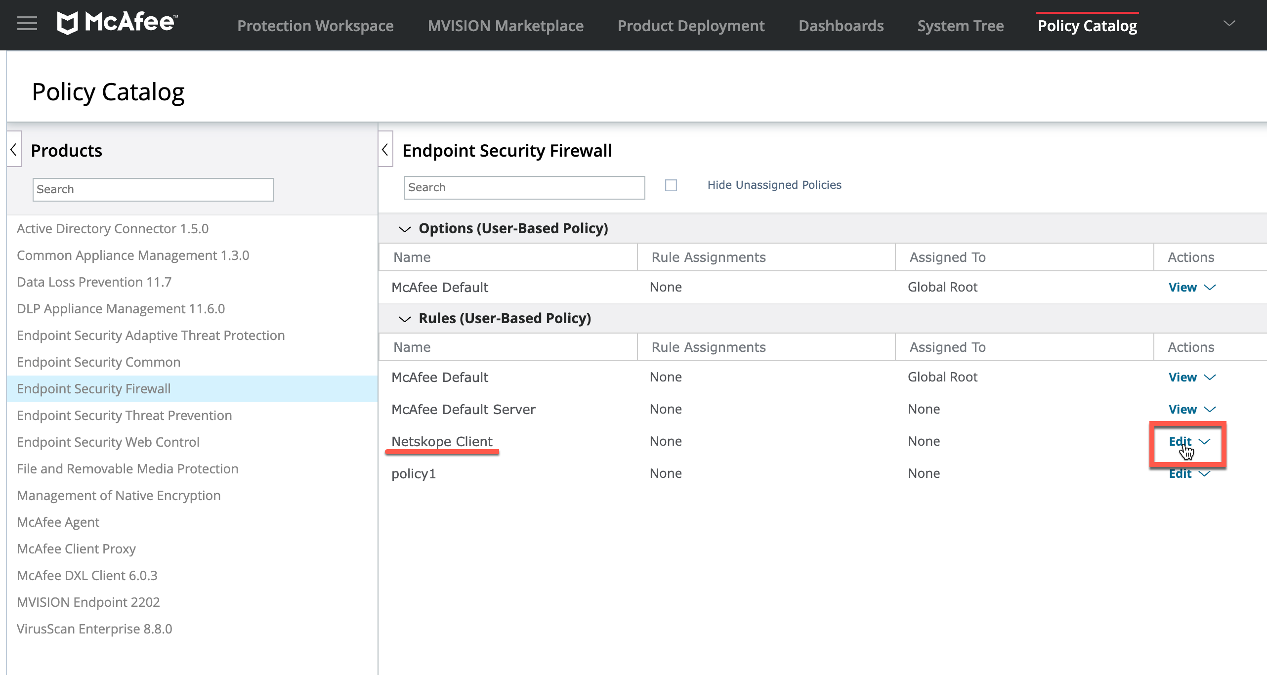 mcafee endpoint threat protection license