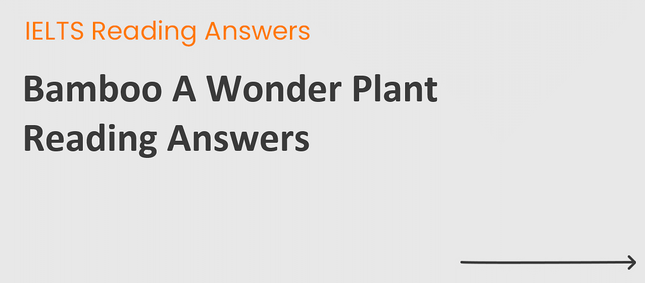 bamboo a wonder plant reading answers