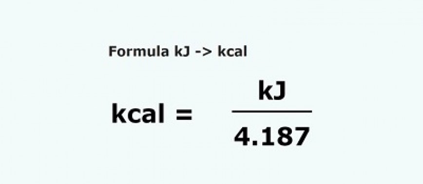 kj to kcal