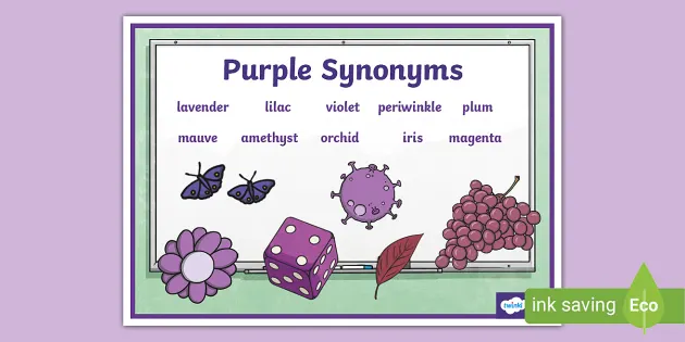 synonym for purple