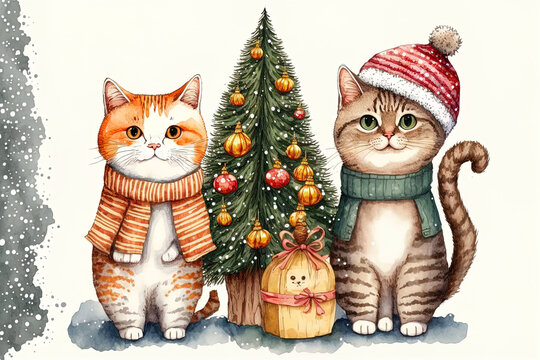 photos of christmas cats