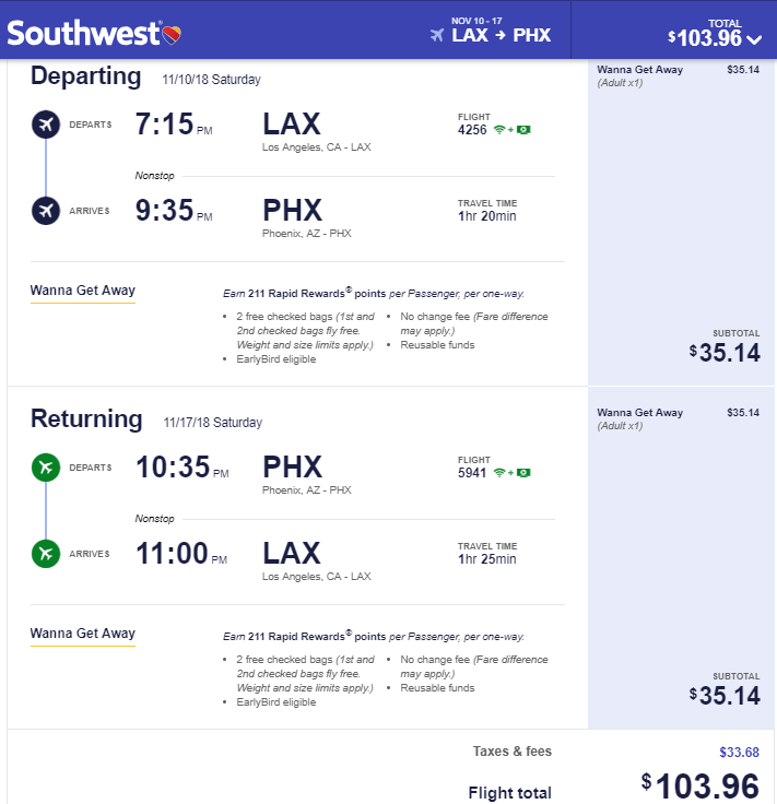 flight tickets to phoenix