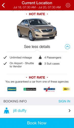 hotwire rental car