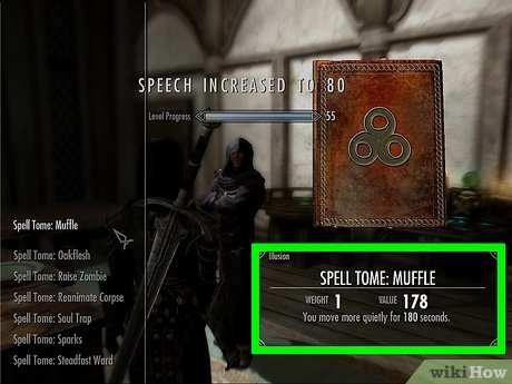 how to quickly level up sneak in skyrim