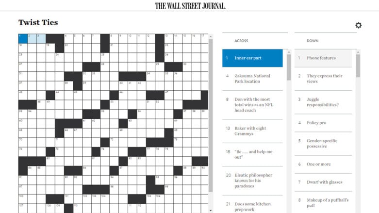 most constant crossword clue