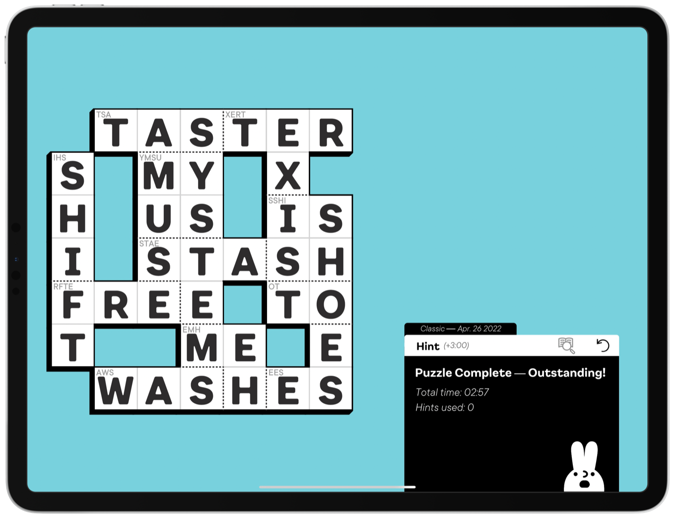 invent crossword clue