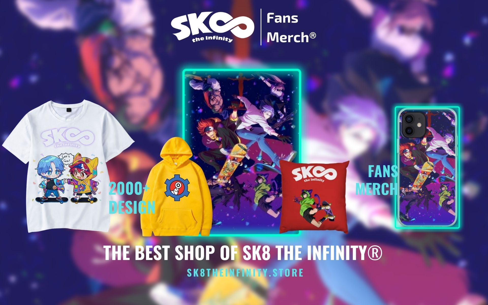 sk8 the infinity merchandise