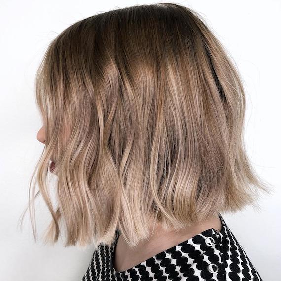 long bob ombre