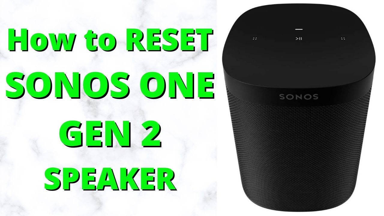 how to restore sonos to factory settings