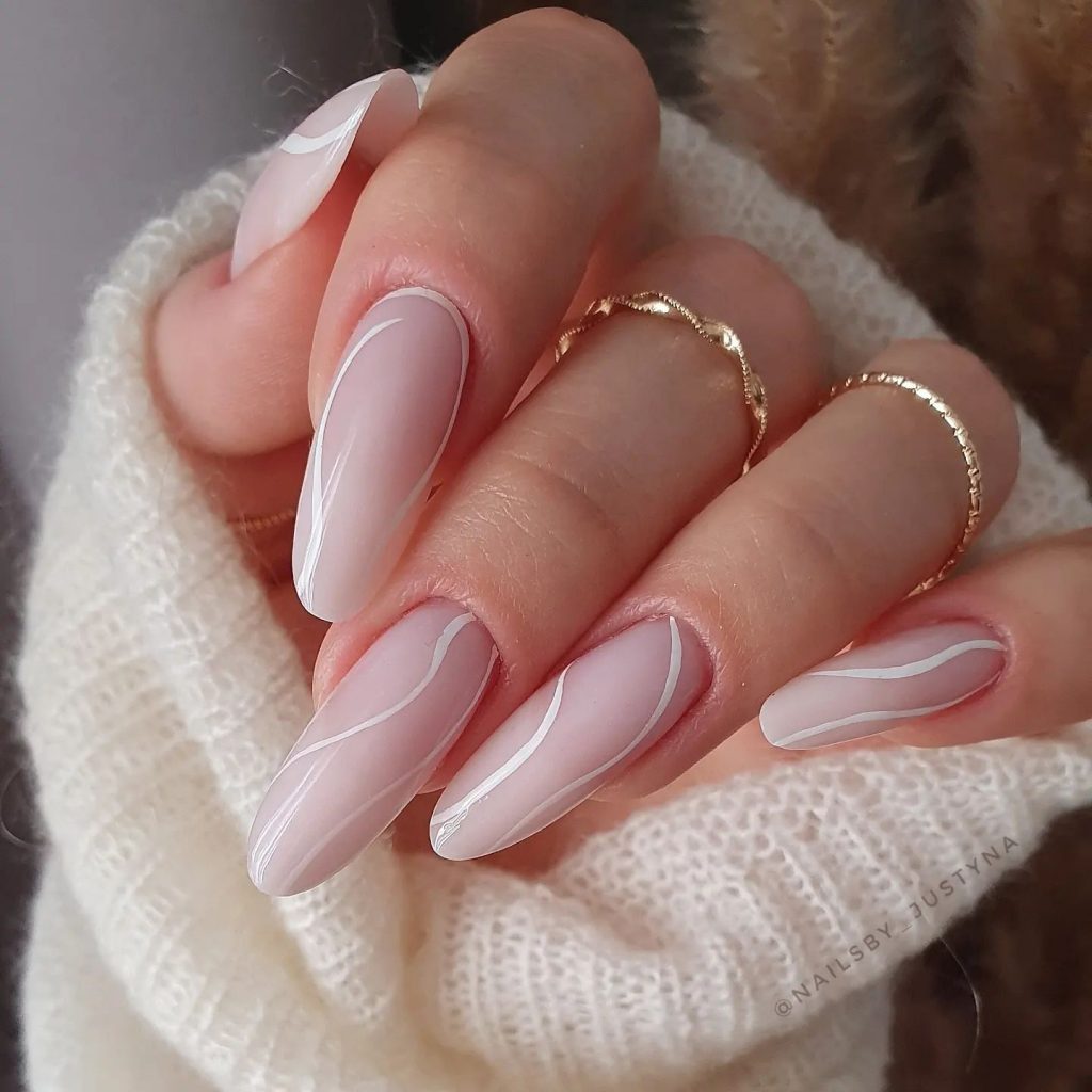 plain cute nails