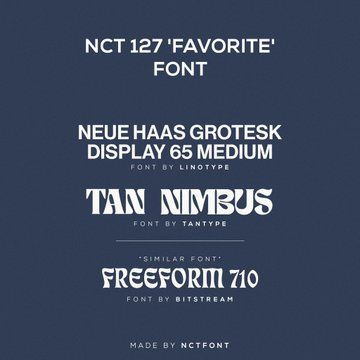 nct font