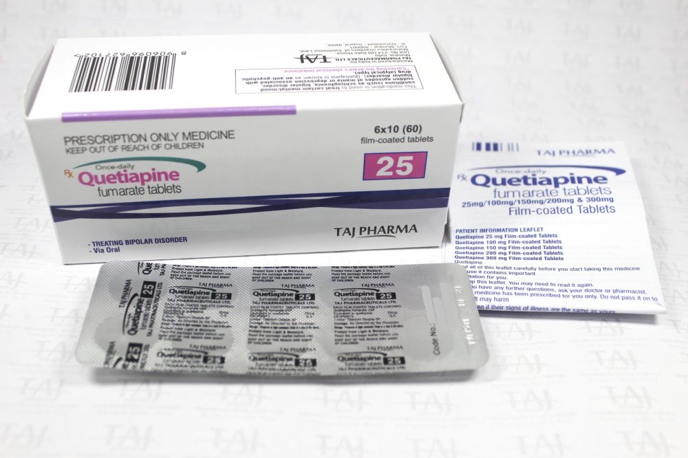 quetiapine film coated tablets