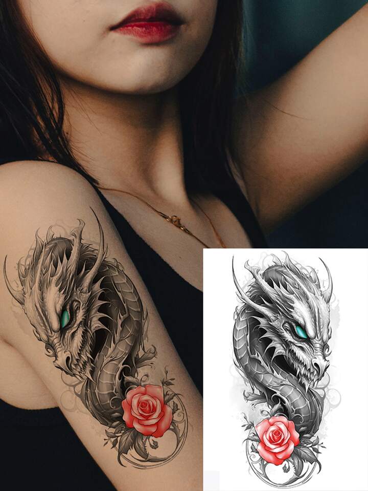 fake dragon tattoo