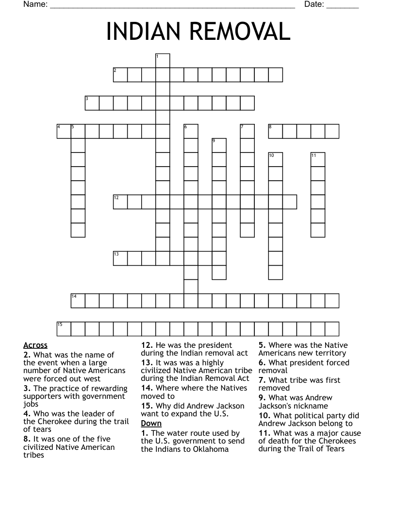 complete removal crossword clue