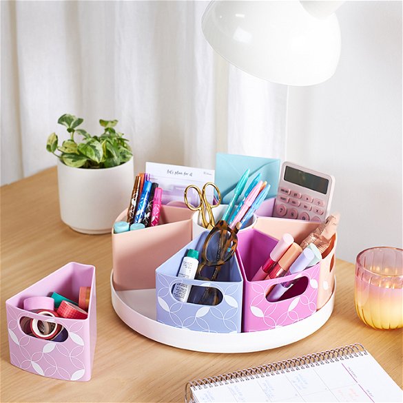 rotating desk organizer