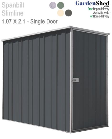 slimline garden shed