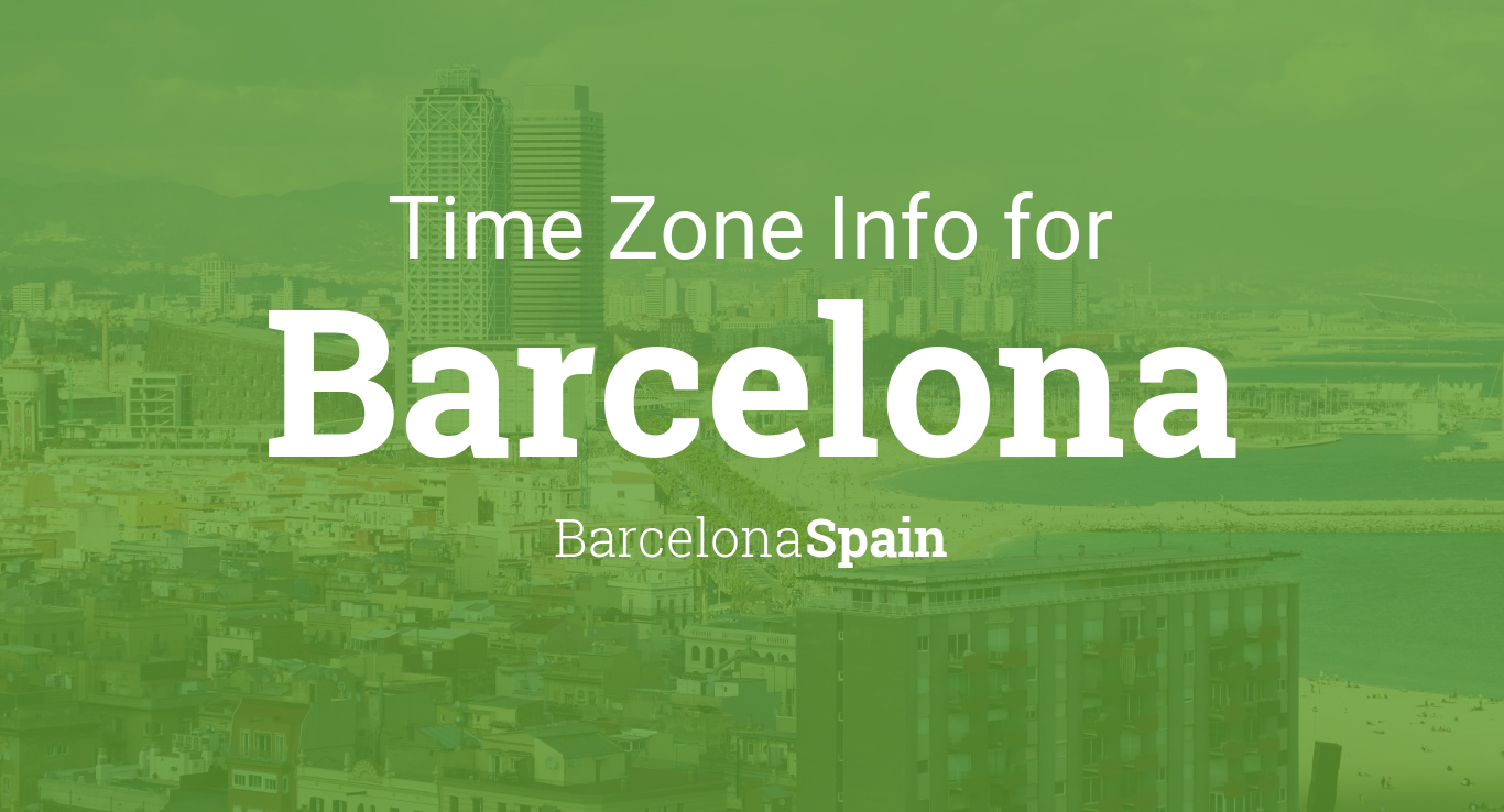 what time zone is barcelona spain