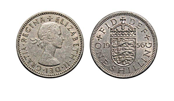 one shilling 1956