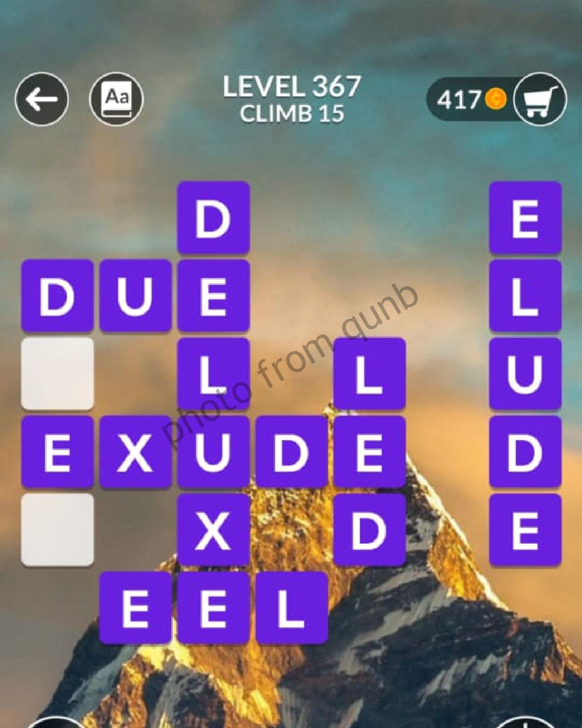 wordscapes puzzle 367