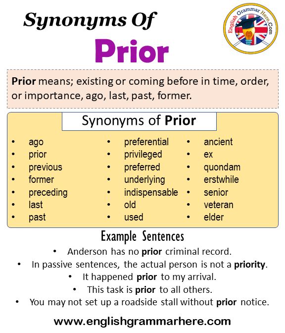 synonyms for before