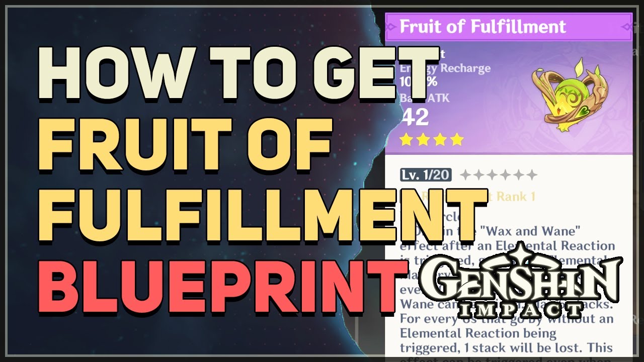 genshin fruit of fulfillment