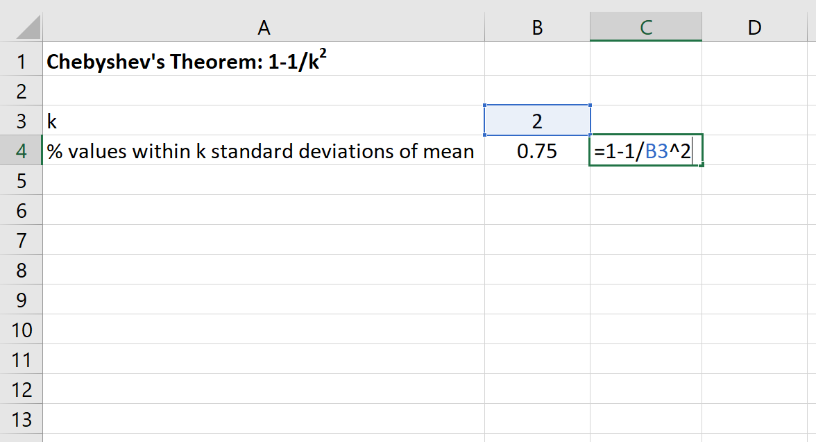 chebyshevs theorem calculator