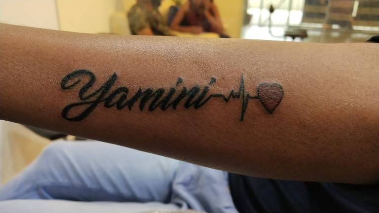 yamini name tattoo