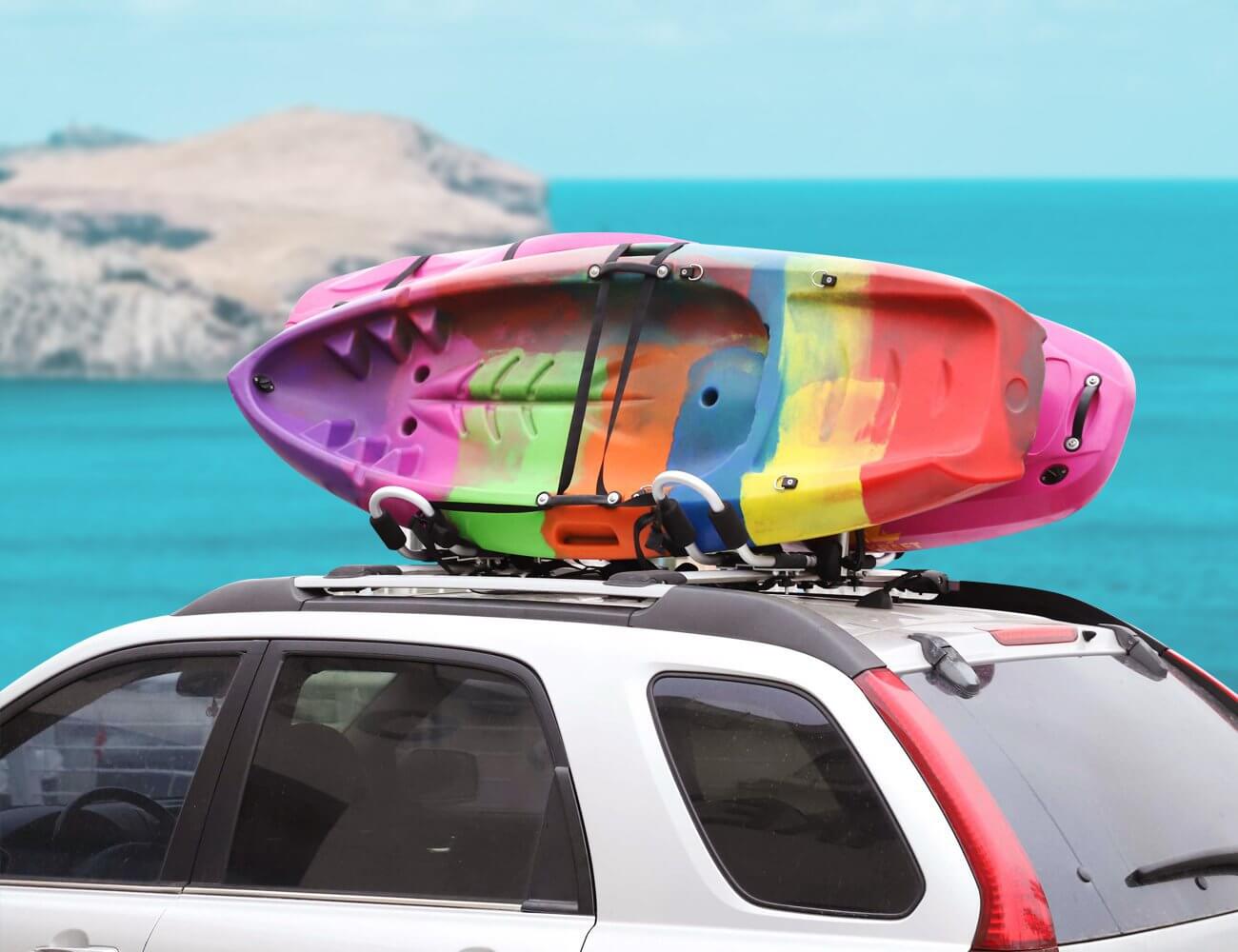 double kayak roof rack