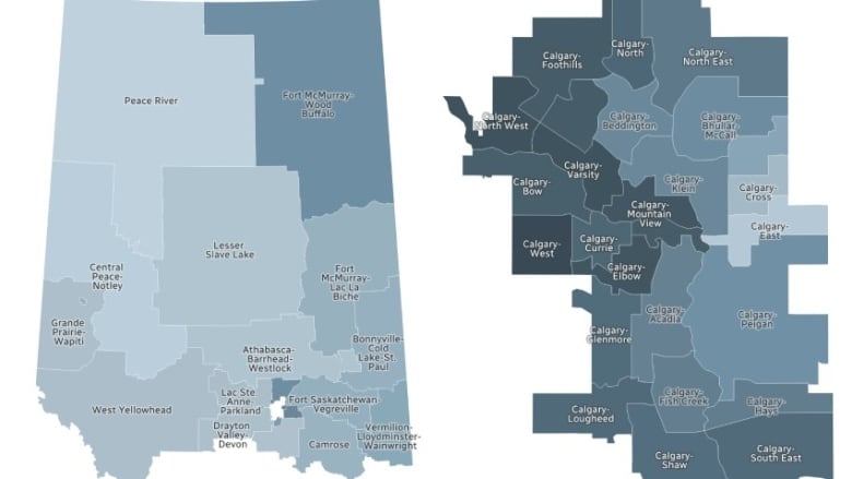 how many constituencies in alberta