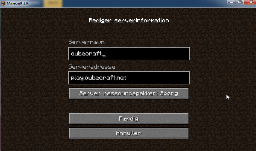 cubecraft server ip