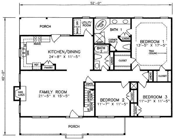 1900 sq ft house plans with 3 bedrooms