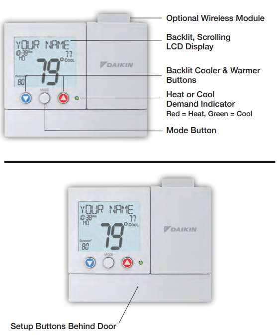 daikin thermostat manual