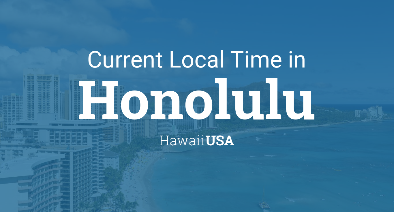 current time hawaii