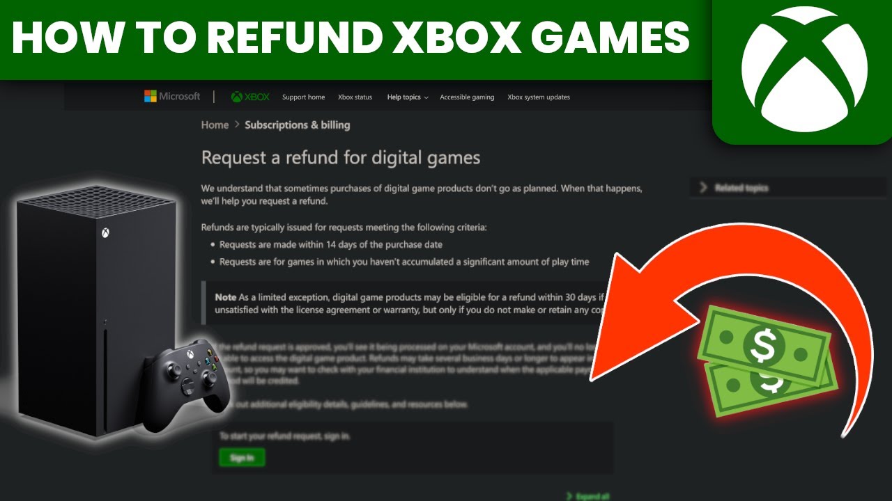 xbox refund