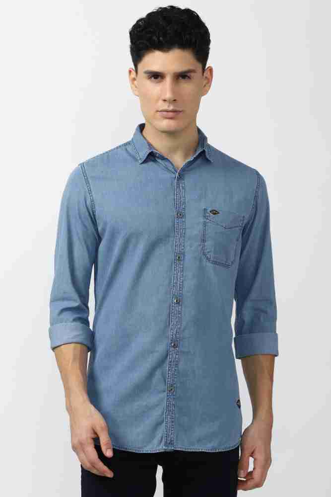 van heusen denim shirts