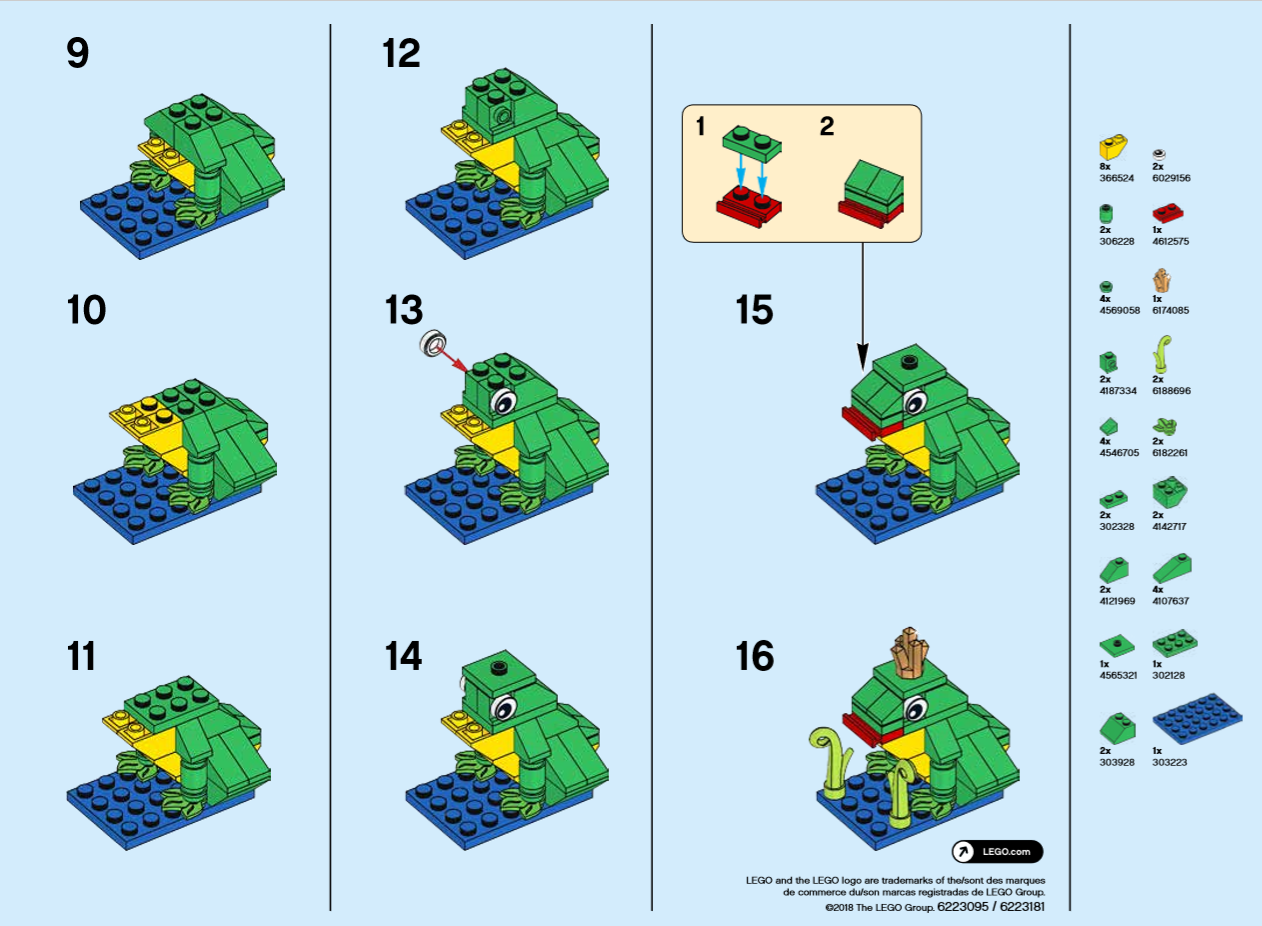 simple lego instructions