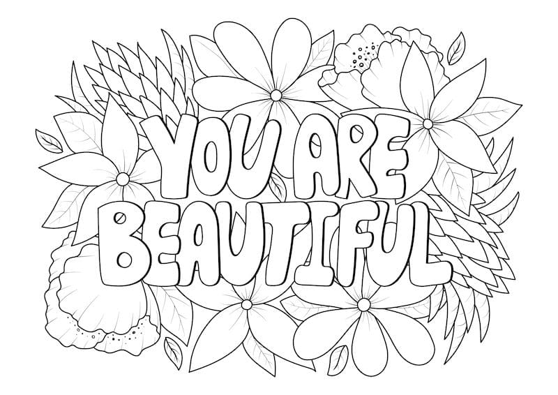 teenage coloring pages