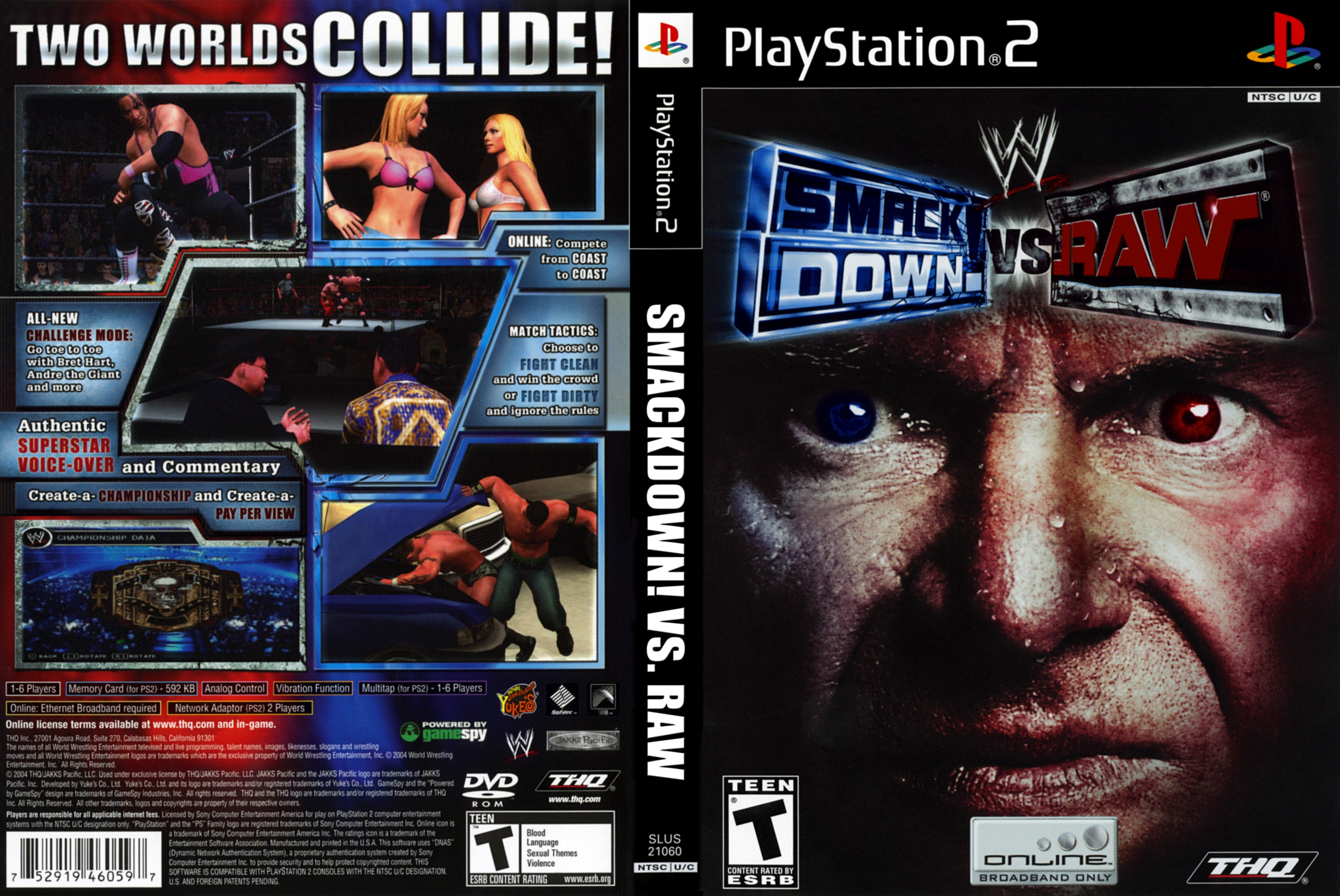 smackdown vs raw ps2