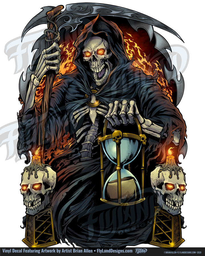 grim reaper vinyl graphics