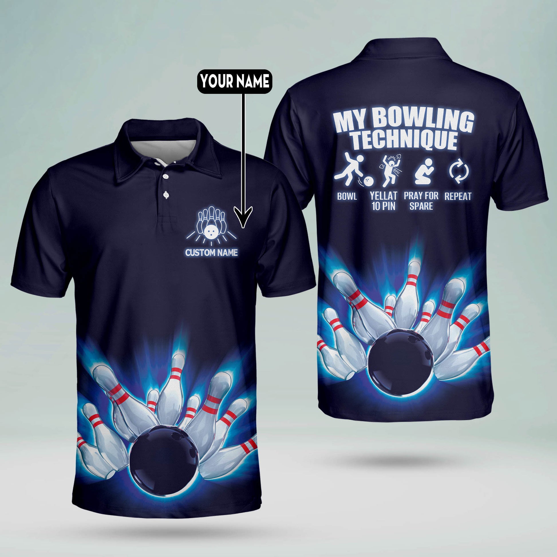 bowling t shirts