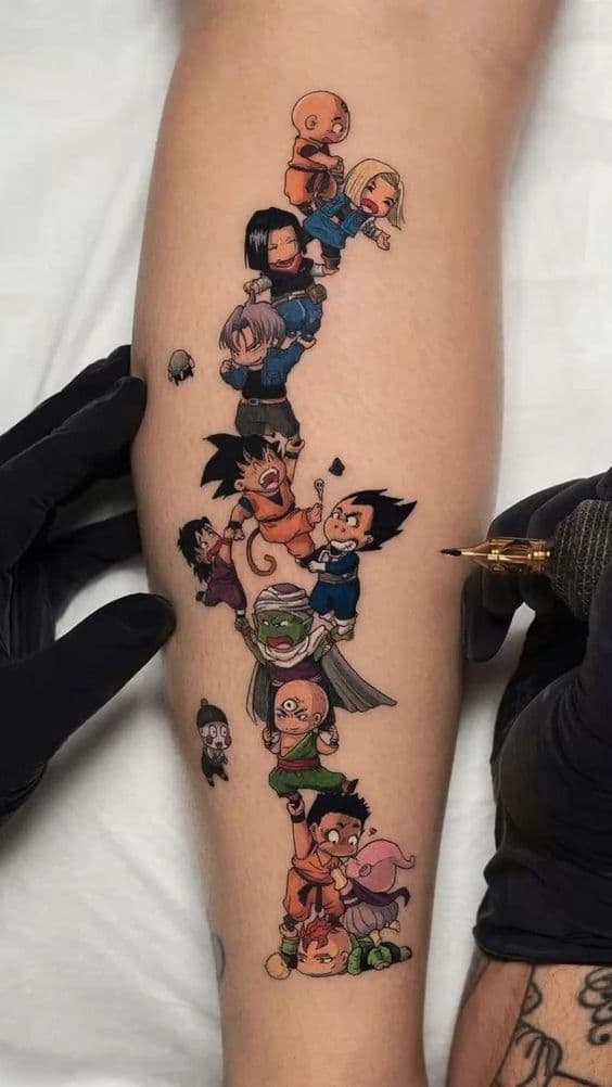 tatuajes de dragon ball