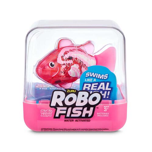 robo fish change battery