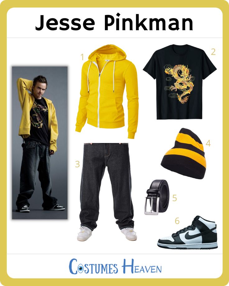 breaking bad jesse pinkman clothes