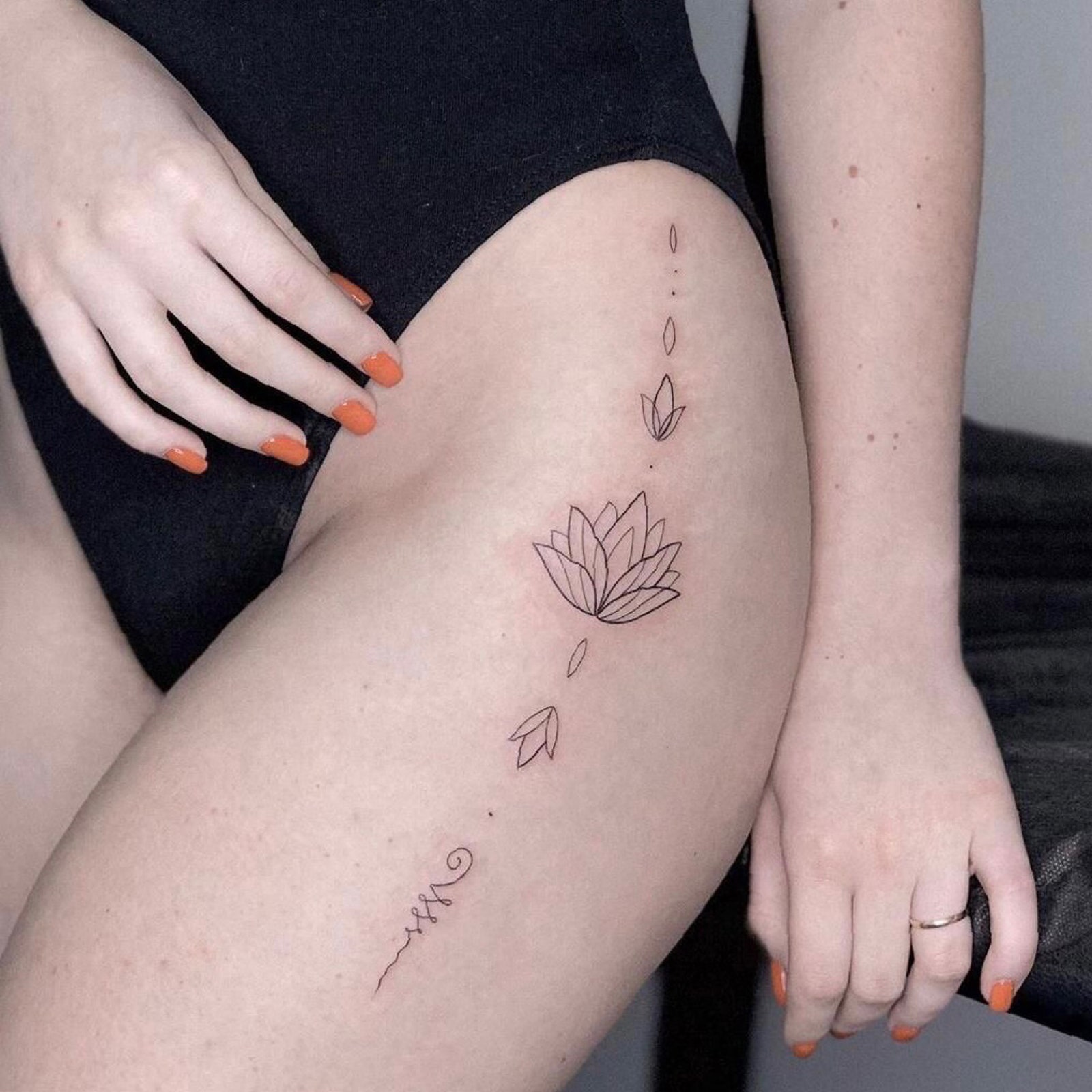 pierna tatuajes para mujeres