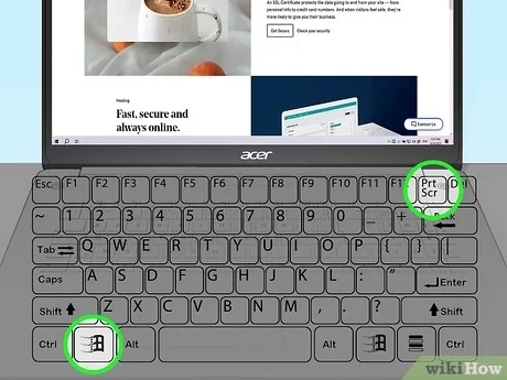 how to take a screenshot on my acer laptop